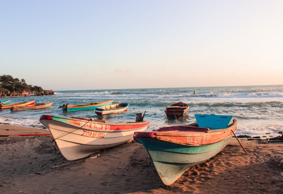Boats Treasure Beach Jamaica